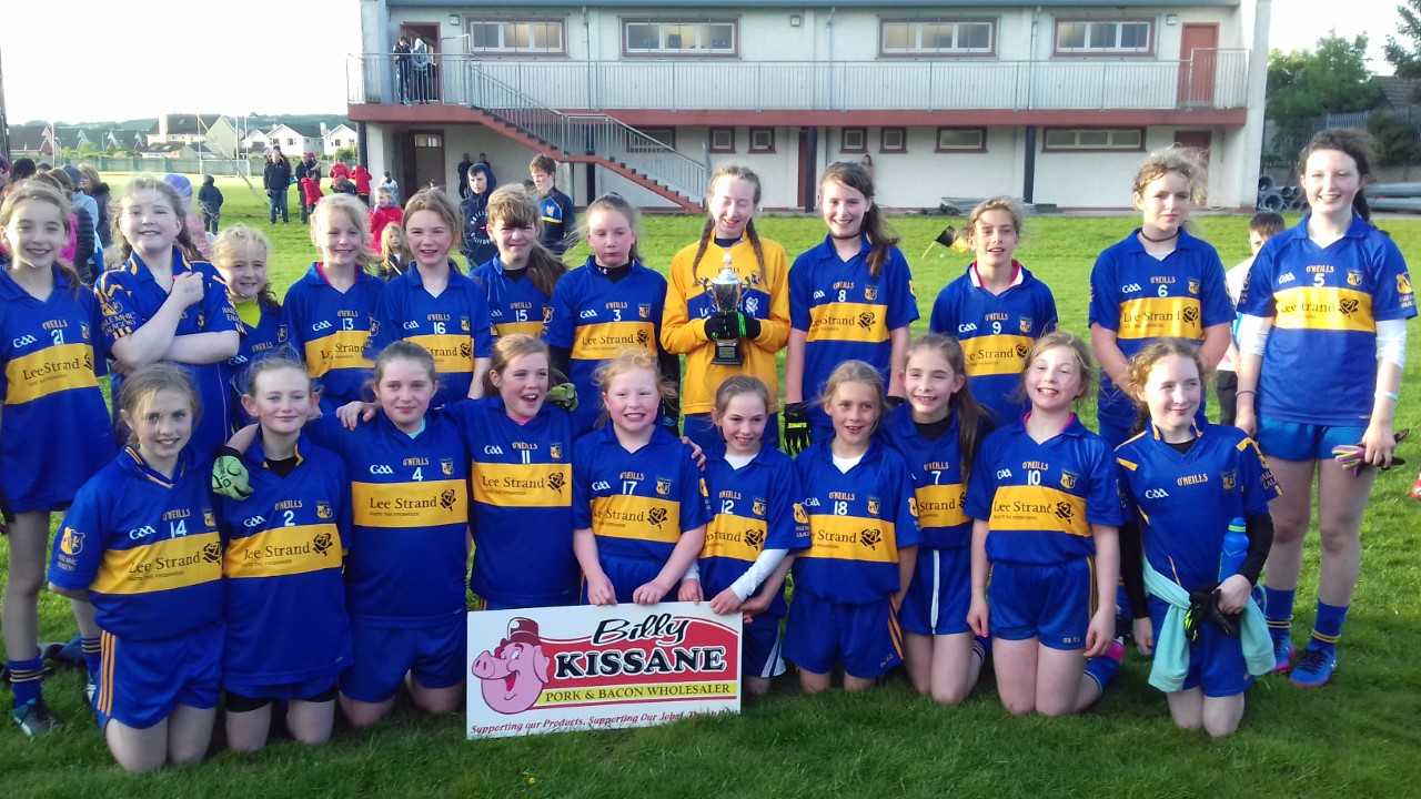 Under 12 Girls Blue team North Kerry Div 1 champions